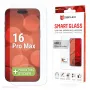 Displex Smart Glass (9H) Apple iPhone 16 Pro Max, montāžas uzlīme, neplīstošs