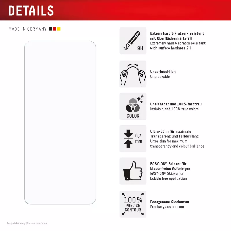 Displex Smart Glass (9H) priekš Xiaomi Redmi 14C, montāžas uzlīme, nesalaužams