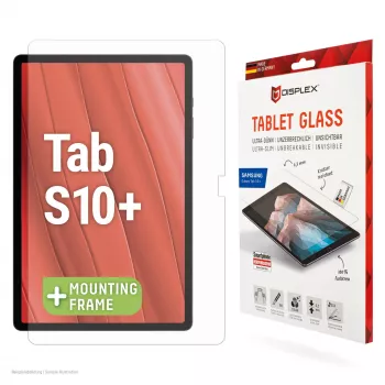 Displex planšetdatora stikls (9H) Samsung Galaxy Tab S10+, Eco montāžas rāmis, neplīstošs