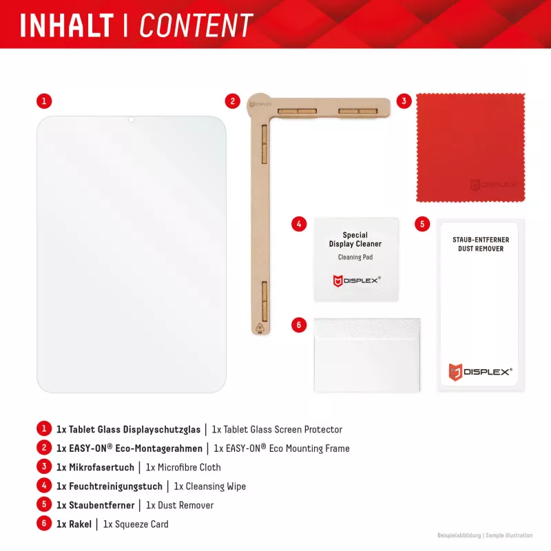 Displex planšetdatora stikls (9H) Samsung Galaxy Tab S10+, Eco montāžas rāmis, neplīstošs