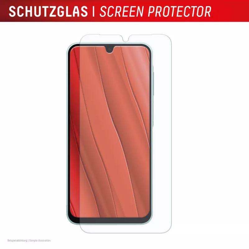 Displex ekrāna aizsargstikls (10H) Samsung Galaxy A26, EASY-ON® Eco montāžas rāmis, izturīgs pret skrāpējumiem