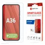 Displex Smart Glass (9H) Samsung Galaxy A36, montāžas uzlīme, neplīstošs
