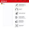 Displex Smart Glass (9H) Samsung Galaxy A36, montāžas uzlīme, neplīstošs