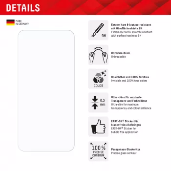 Displex Smart Glass (9H) Samsung Galaxy A36, montāžas uzlīme, neplīstošs