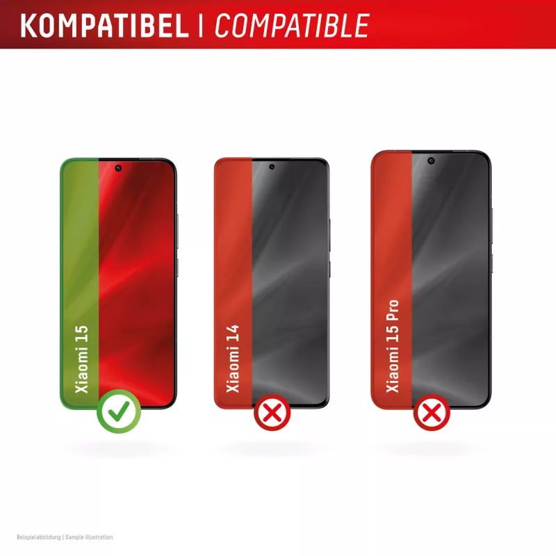 Displex ekrāna aizsargs (10H) Xiaomi 15, Eco montāžas rāmis, izturīgs pret skrāpējumiem