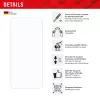 Displex Smart Glass (9H) Xiaomi Redmi Note 14, montāžas uzlīme, neplīstošs