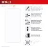 Rūdīta stikla ekrāna aizsargs + vāciņš Samsung Galaxy A36 no e.v.i., Eco montāžas rāmis, izturīgs pret skrāpējumiem, caurspīdīgs
