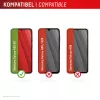 Rūdīta stikla ekrāna aizsargs + vāciņš Samsung Galaxy A36 no e.v.i., Eco montāžas rāmis, izturīgs pret skrāpējumiem, caurspīdīgs