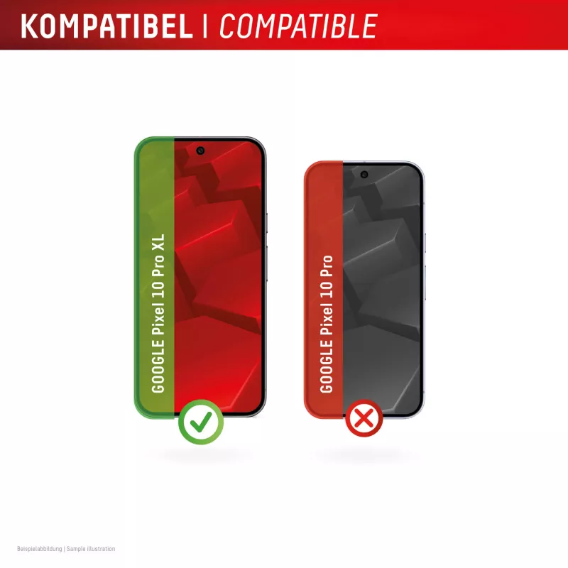 Displex ekrāna aizsargs + vāciņš Google Pixel 10 Pro XL, Eco montāžas rāmis, izturīgs pret skrāpējumiem