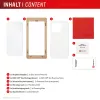Rūdīta stikla ekrāna aizsargs ar maciņu Google Pixel 10 no e.v.i. (DISPLEX Real Glass + Case)