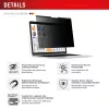 Privātuma filtrs e.v.i. Displex PRIVACY SAFE magnētisks 2 virzienu 16 collu (16:10) klēpjdatoram / piezīmjdatoram, bez rāmja, spīdīgs/matēts, 3H