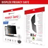 Privātuma filtrs e.v.i. Displex PRIVACY SAFE magnētisks 2 virzienu 16 collu (16:10) klēpjdatoram / piezīmjdatoram, bez rāmja, spīdīgs/matēts, 3H