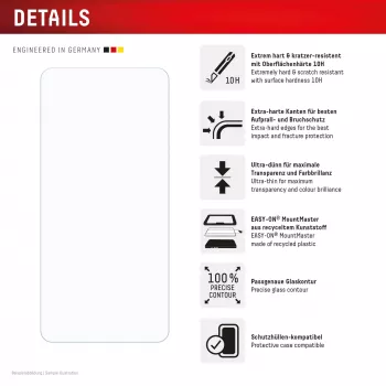 Displex ekrāna aizsargs (10H) Samsung S26, izturīgs pret skrāpējumiem