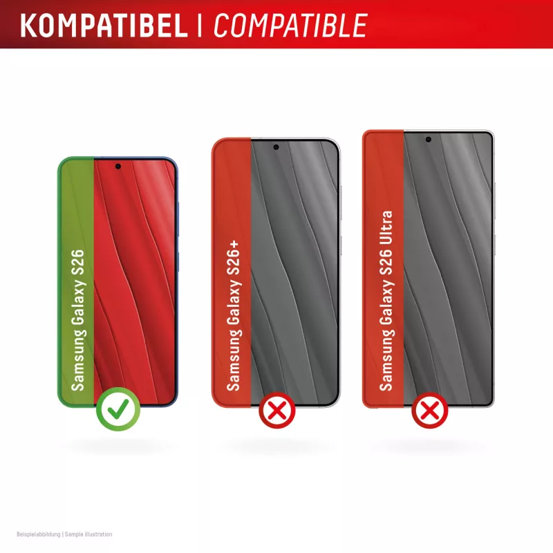 Displex ekrāna aizsargs (10H) Samsung S26, izturīgs pret skrāpējumiem