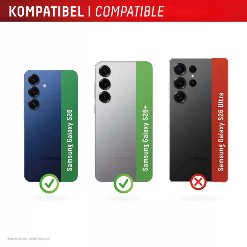 Kameras lēcas stikla aizsargs e.v.i. Galaxy S26 / S26+, Rūdīts 10H, Pilns pārklājums, Ātrā montāža, 2 gab. iepakojumā