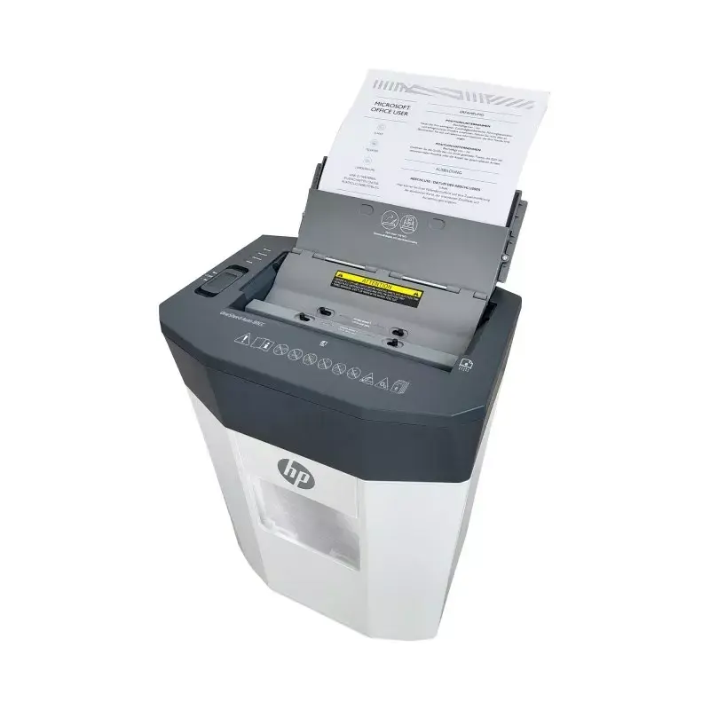 HP OneShred Auto 80CC papīra smalcinātājs Krustveida smalcināšana 68 dB 22 cm Balts