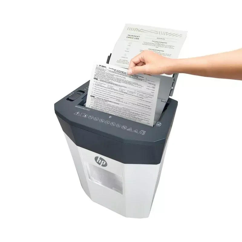 HP OneShred Auto 80CC papīra smalcinātājs Krustveida smalcināšana 68 dB 22 cm Balts