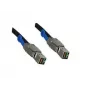 Microconnect SFF8644/SFF8644-200 Serial Attached SCSI (SAS) kabelis 2 m melns