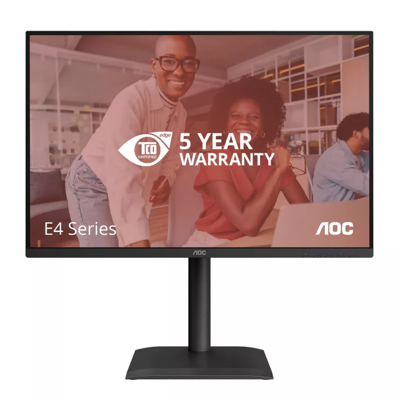 AOC E4 X24E4U datora monitors 61 cm (24 collas) 1920 x 1200 pikseļi Full HD LED Melns