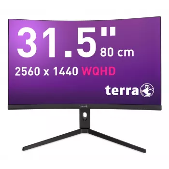 TERRA 3285W datora monitors 80 cm (31.5 collas) 2560 x 1440 pikseļi Wide Quad HD LCD Melns