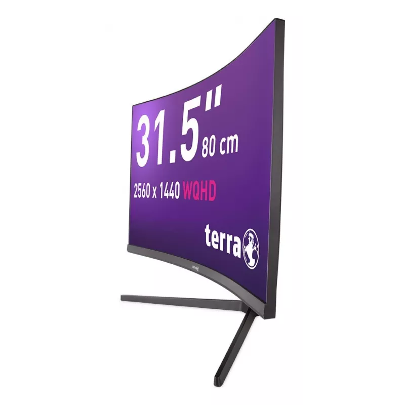 TERRA 3285W datora monitors 80 cm (31.5 collas) 2560 x 1440 pikseļi Wide Quad HD LCD Melns