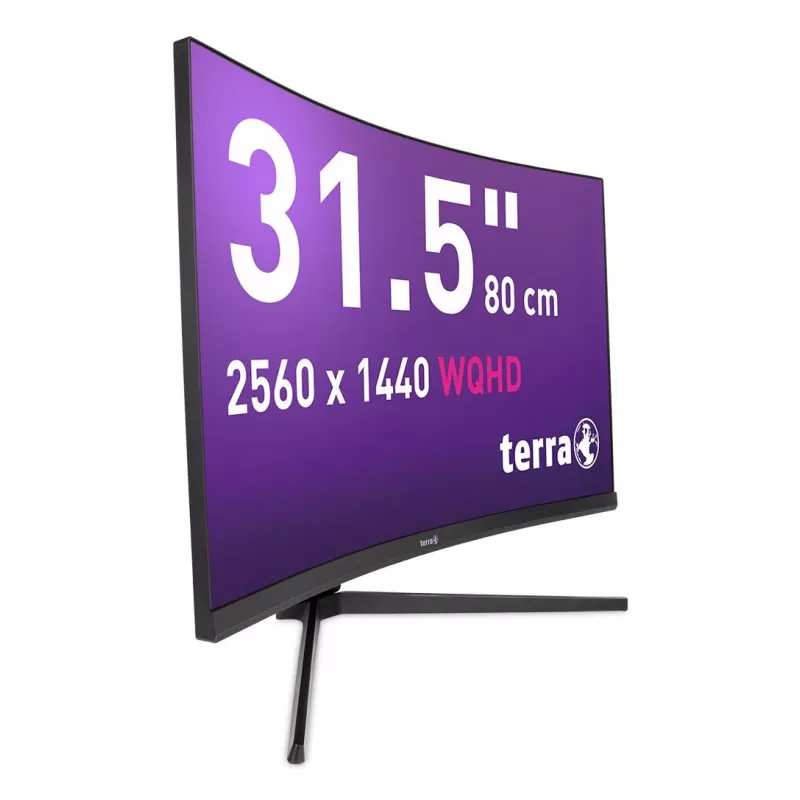 TERRA 3285W datora monitors 80 cm (31.5 collas) 2560 x 1440 pikseļi Wide Quad HD LCD Melns