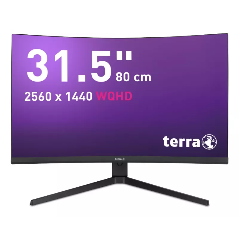 TERRA 3285W datora monitors 80 cm (31.5 collas) 2560 x 1440 pikseļi Wide Quad HD LCD Melns