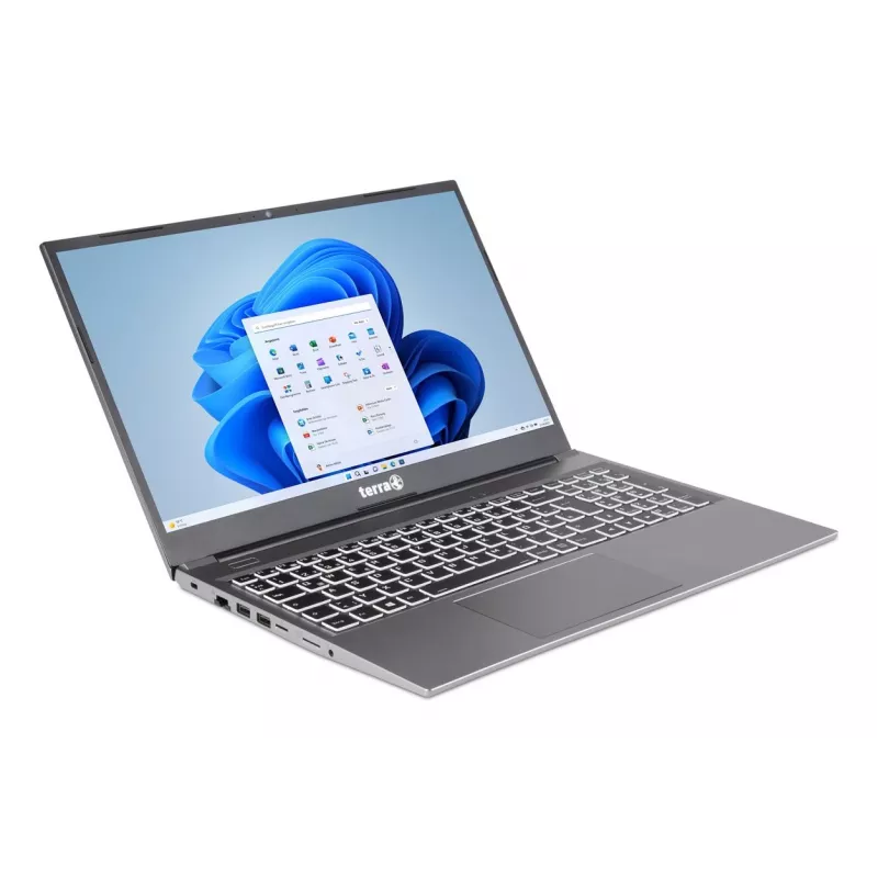 TERRA 1517R Intel® Core™ i3 i3-1315U klēpjdators 39.6 cm (15.6 collas) Full HD 8 GB DDR4-SDRAM 500 GB SSD Wi-Fi 6 (802.11ax) Windows 11 Home holandiešu, ASV angļu valoda Pelēks