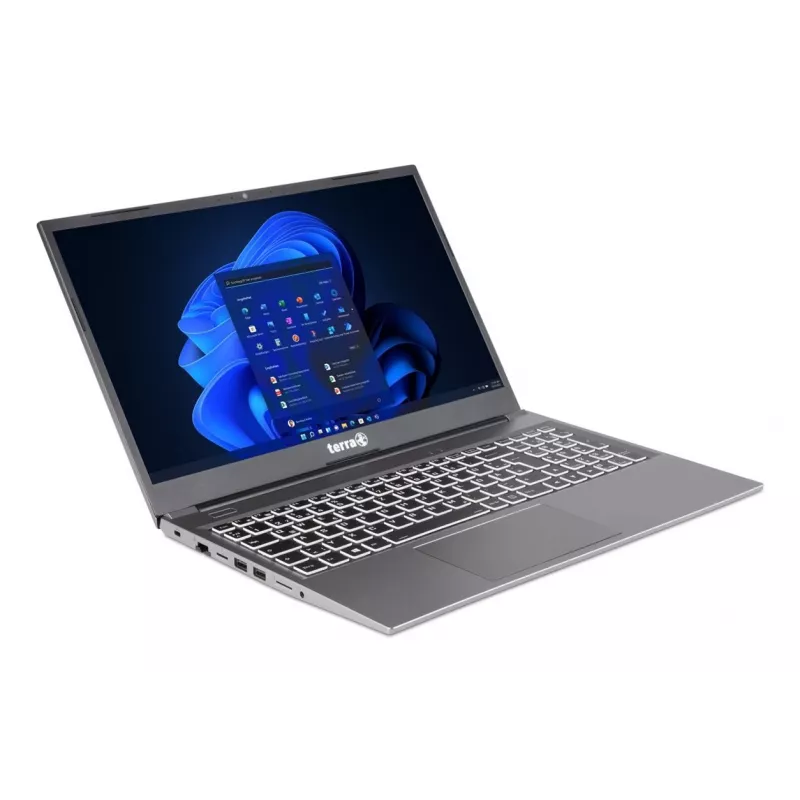 TERRA MOBILE 1517R Intel® Core™ i7 i7-1355U klēpjdators 39,6 cm (15,6 collas) Full HD 16 GB DDR4-SDRAM 1 TB SSD Wi-Fi 6 (802.11ax) Windows 11 Pro pelēks