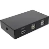InLine USB 2.0 slēdzis manuāls, USB-A ierīce uz 2 datoriem