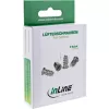 Skrūve ventilatoram InLine 5,0×10,0 mm niķelēta, 4 gab. iepakojumā