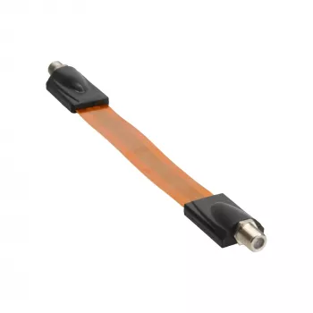 Window conduit InLine SAT kabelis superslim for F-Plug, 0.11 m kabelis, 23×265×12 mm