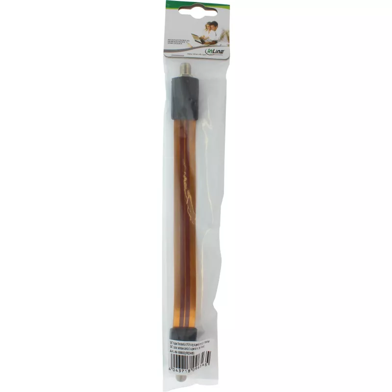 Window conduit InLine SAT kabelis superslim for F-Plug, 0.11 m kabelis, 23×265×12 mm