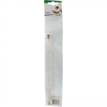 Logu caurlaide SAT kabelim InLine F-spraudnis vīr.–vīr., balts, 21×220×13 mm