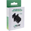 InLine putekļu aizsargs USB-B ligzdai, melns, 50 gab.