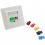 InLine putekļu pārsegs RJ45 ligzdai, zils, 10 gab.