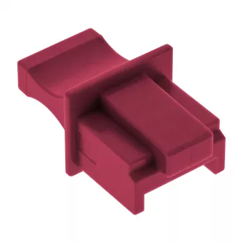 InLine putekļu vāciņš RJ45 ligzdai, tumši sarkans, 10 gab.