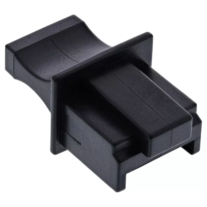 Putekļu vāciņš RJ45 ligzdai InLine 59942C melns 10 gab.