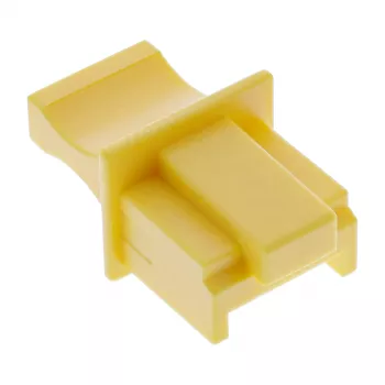 InLine Dust Cover RJ45 ligzdai, dzeltens, 100 gab.