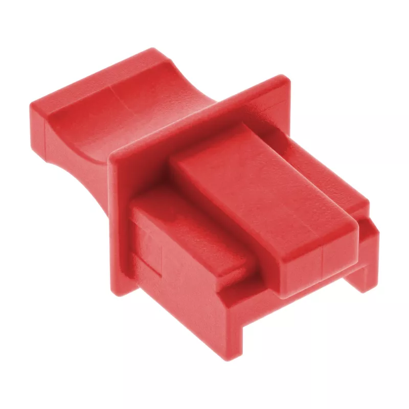 InLine putekļu aizsargvāciņš RJ45 ligzdai, sarkans, 100 gab.