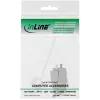 InLine RJ45 Keystone Jack Snap-In modulis Cat.6a, ar putekļu vāciņu zils