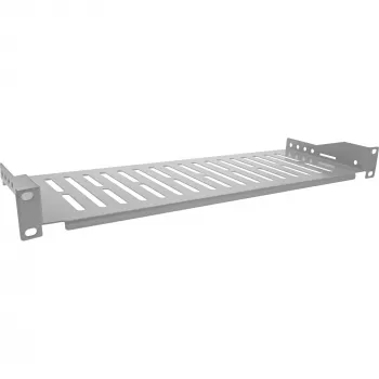 InLine 19 collu plaukts, 150 mm, 10 kg, 1U, RAL 7035 pelēks