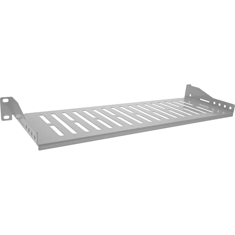 InLine 19 collu plaukts, 150 mm, 10 kg, 1U, RAL 7035 pelēks