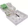 InLine FTTH pieslēguma kārba iepriekš samontēta 4x LC/APC 9/125µm 20m