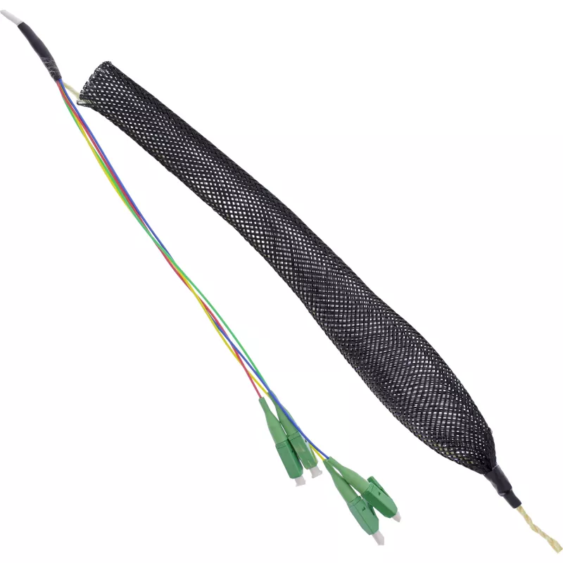 InLine FTTH pieslēguma kārba iepriekš samontēta 4x LC/APC 9/125µm 20m