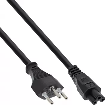 InLine B-16656C strāvas kabelis melnā krāsā 2 m SEV 1011 IEC C5