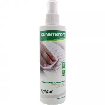 Aprīkojuma tīrīšanas aerosols InLine 43206 — tastatūras tīrītājs, 250 ml, zaļš/balts
