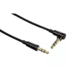 Hama 3,5 mm, 0,75 m audio kabelis 3,5 mm melns
