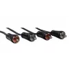 Hama 00122273 audio kabelis 3 m 2 x RCA melns