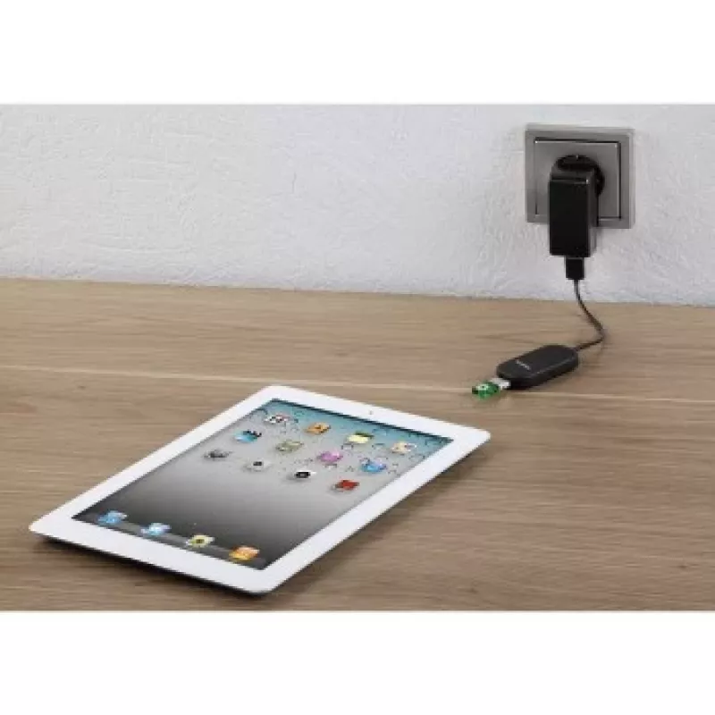 Hama Basic karšu lasītājs USB 2.0/Wi-Fi Melns